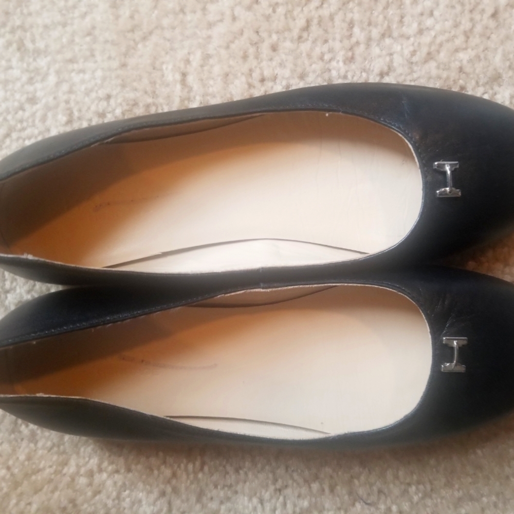HALSTON black flat shoes